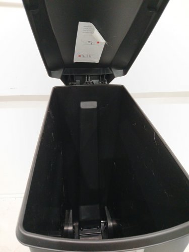 SIMPLEHUMAN SLIM PLASTIC STEP TRASH CAN - 40L - BLACK image 4