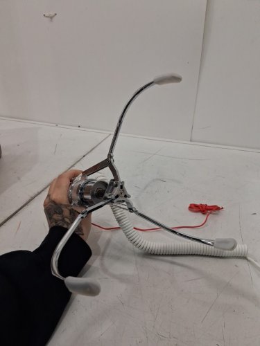 crane grabber arm replacement for toy arcade machine - 8" - 12/24v- silver/white image 4