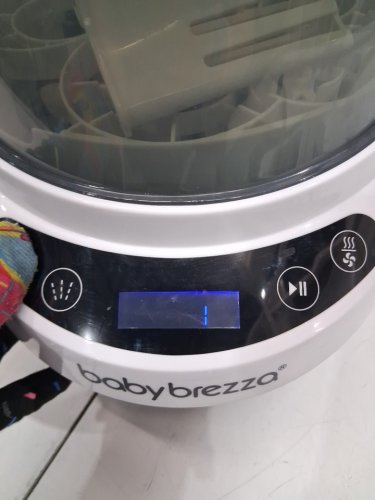 BabyBrezza Bottle Washer Pro 3-in-1 washer/sterilizer/dryer - holds 4 bottles - black/white (model: BRZ0103) image 10