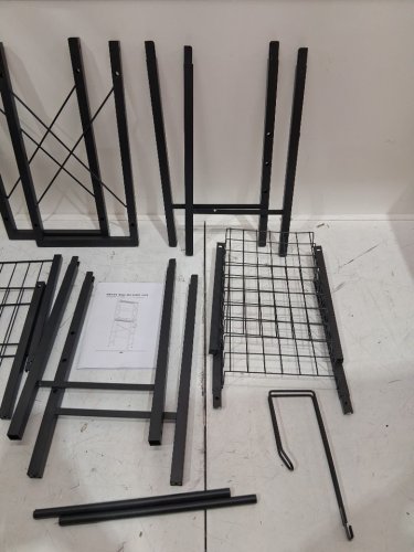 kalrin over the toilet rack - 17.1" x 12.4" x 6.7" - Black (model : Hst-01) image 7