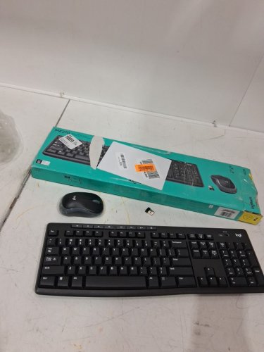 Logitech Wireless Keyboard and Mouse Combo - 2.4 GHz Wireless - Black (Model: MK270) image 3
