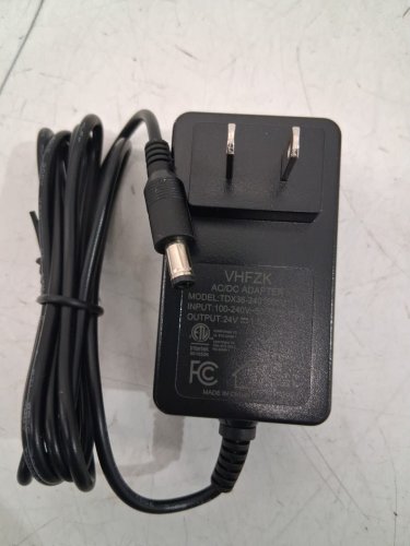 VHFZK Power Adapter Cord DC to AC - 24V 1.5A - black (model: tdx36-2401500u) image 4