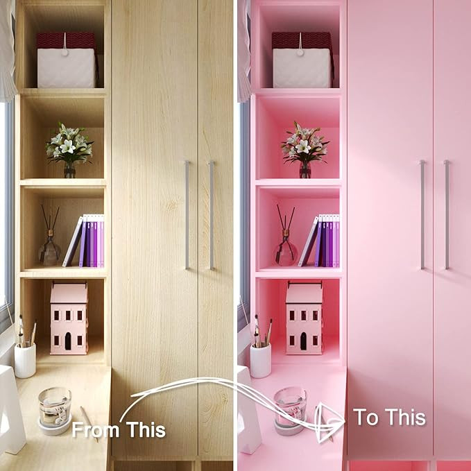 Decotalk multi-purpose adhesive contact paper - 24" x 5m - Pink (Model: OTTL) image 2