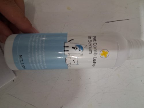 UNBRANDED press pet spray hair removal COMB - gold/WHITE image 6
