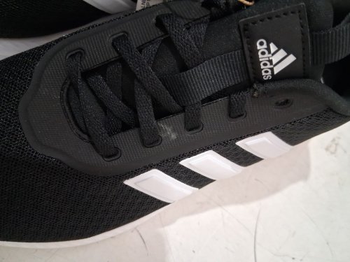 WOMENS adidas cloudfoam comfort running shoes - SIZE 7 - black/white (style: 5622006) image 5