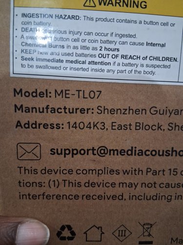 MediAcous Light Therapy Lamp with 5 Color Temperatures, 5 Brightness Levels, and Timer - 3000K to 6000K - 48" to 60" - white (model:ME-TL07 ) image 5