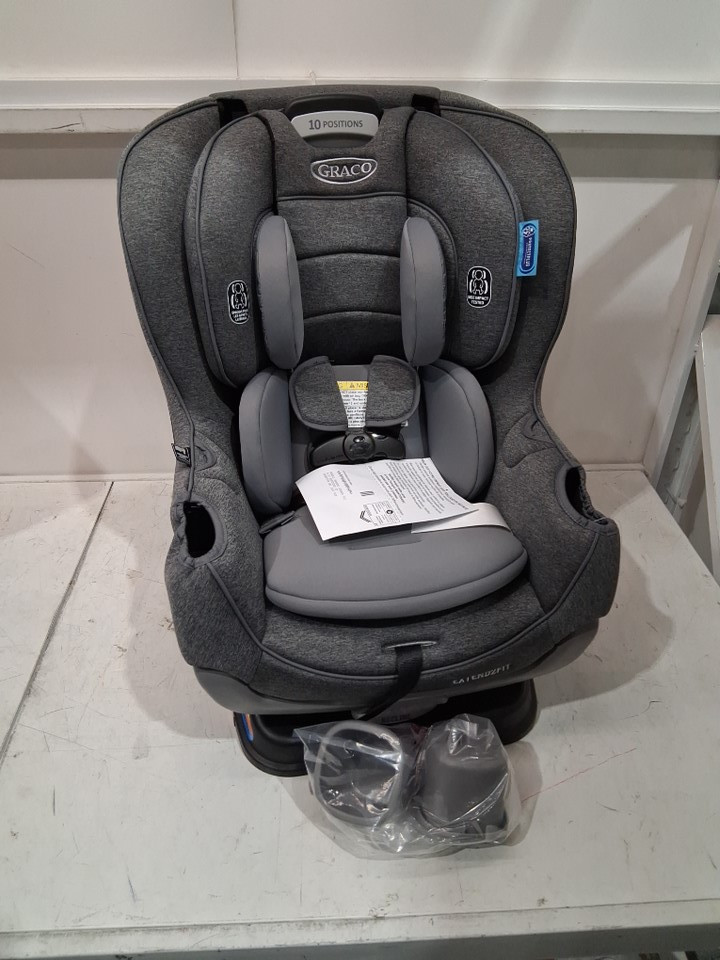 GRACO EXTEND2FIT CONVERTIBLE CAR SEAT - TITUS GREY/BLACK (MODEL: 2149057) image 3