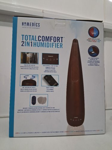 HoMedics Total Comfort 2-in-1 Humidifier with remote - Wood (Model: UHE-WM11BD) image 4