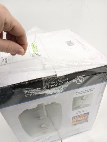 mainstays compact non-stick dishwasher safe air fryer - 2.2qt - green image 4