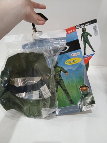 2PC DISGUISE HALO MASTER CHIEF CHILD COSTUME - MEDIUM (8-10) - GREEN image 2