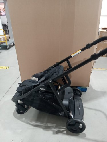 Graco Ready2Grow 2.0 Double Stroller with Two Full Seats, Parent & Child Cup Holders and Large Storage Basket - BLACK (model: 2140042) image 5