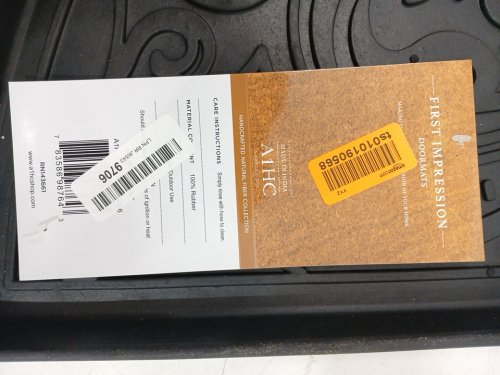 Heavy Duty Rubber Triangle Corner Boot Mat - 21.6" - Black image 3