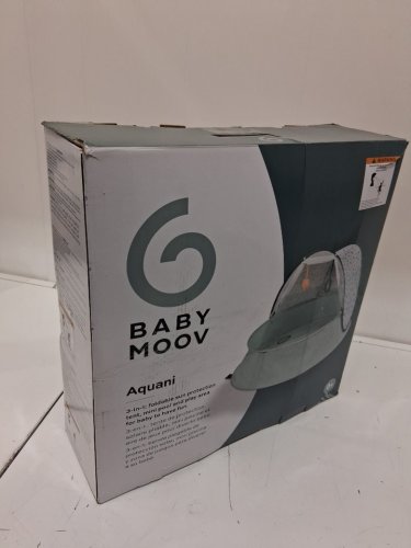 Babymoov 3-in-1 Aquani Anti-UV Baby Beach Tent & Paddling Pool - green image 2