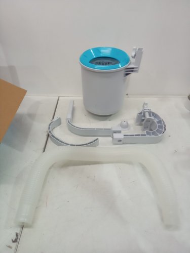 INTEX KRYSTAL CLEAR POOL BASICS ABOVE-GROUND POOL DELUXE WALL-MOUNTED AUTOMATIC SWIMMING POOL SURFACE SKIMMER - BLUE/WHITE (MODEL: 28000E) image 3