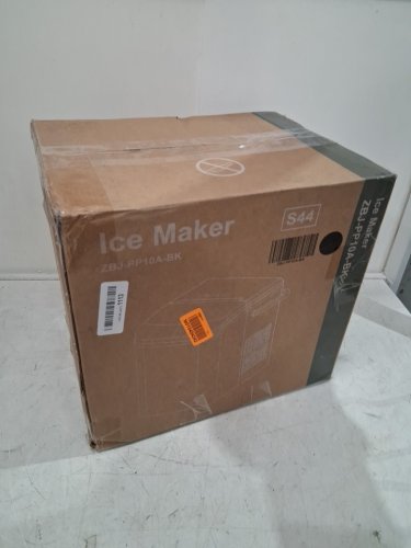 Countertop Ice Maker with Handle and scoop - 26lb - black (model: wbj-10a) image 2