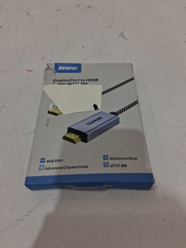 BENFEI DisplayPort to HDMI cable - 6FT / 4K@30Hz  - black image 2