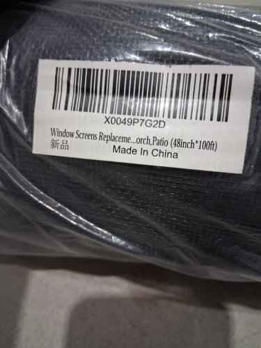 Window Screen replacement Roll - 48" x 100FT - Black image 3