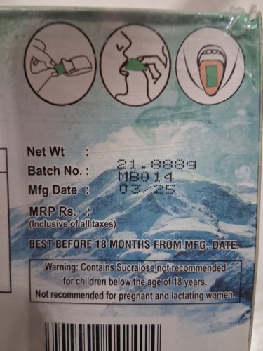 24PK MOUNTAIN BREEZE SUGAR FREE SPEARMINT BREATH FRESHENING STRIPS image 3