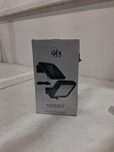 MPJ led Outdoor Solar wall light with Motion Detector, 120° Lighting Angle & 16.5ft Cable -black (model: CFDE201912181200) image 2