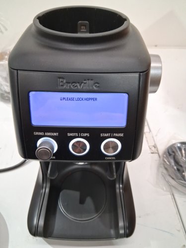 BREVILLE THE SMART GRINDER PRO - 18OZ BEAN CAPACITY - BLACK TRUFFLE (MODEL: BCG820BTR1bca) image 6