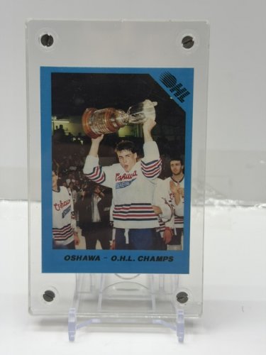 OHL OSHAWA GENERALS CHAMPS ERIC LINDROS CARD #99 image 3