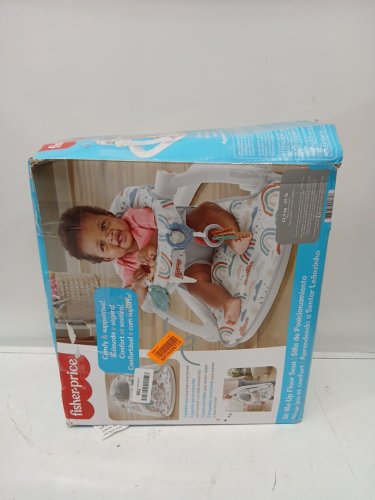 FISHER PRICE DELUXE SIT ME UP FLOOR SEAT - RAINBOW SHOWERS image 2