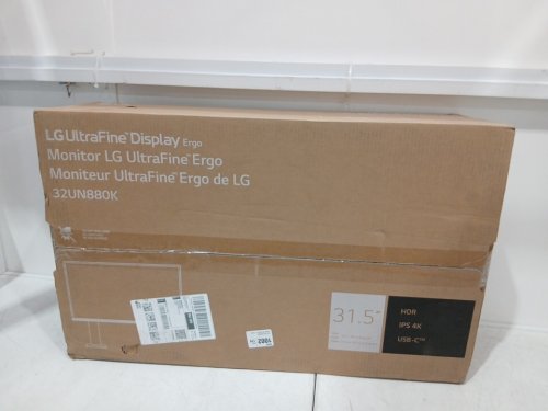 LG Ultrafine Ergo 4K UHD Monitor with IPS Display /HDR 10 / DCI-P3 95% Color / USB-C & Adjustable Ergonomic Stand - 32" - black (model: 32UN880K) image 2