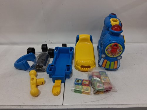 Kids VTech Sit-to-Stand Ultimate Alphabet Train Toy - Blue/Yellow (Model: ‎80-181970) image 3