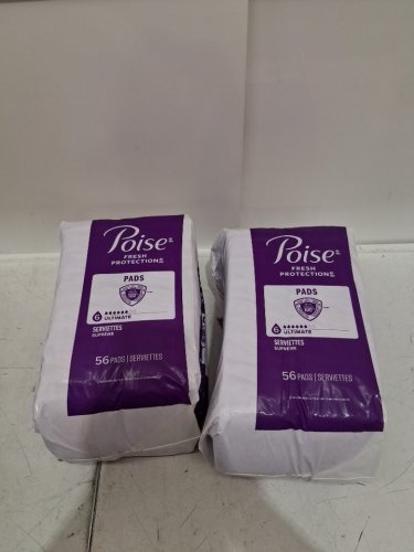 112PK POISE INCONTINENCE PADS - ULTIMATE ABSORBENCY - REGULAR - PINK (MODEL: 10036000474418) image 3