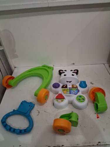 fisher-price learn with me zebra walker interactive toy - (Model: FPL37-9463) image 3