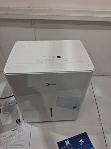 MIDEA EASYDRY DEHUMIDIFIER WITH DIGITAL DISPLAY - 1500SQ.FT. COVERAGE - WHITE (MODEL: MAD22C1AWS) image 4