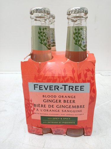 4PK fever-tree blood orange ginger beer - 200ml each image 3