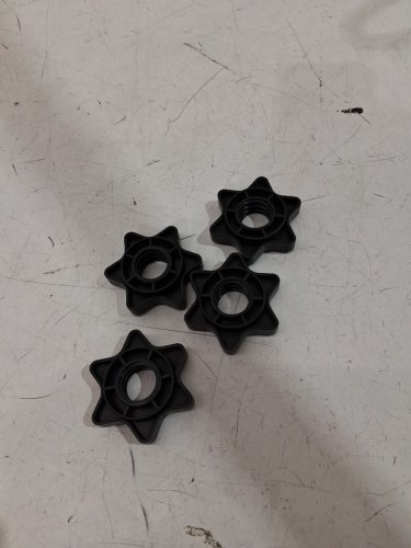 4pk Kakalote Dumbbell Hex Nut - 1" - black image 2