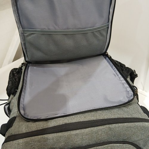 MAELSTROM WATERPROOF LIGHTWEIGHT INSULATED BACKPACK COOLER - FITS UP TO 35 CANS - GREY image 6