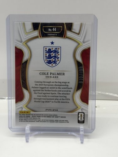 COLE PALMER LTD ED # 10/130 - PANINI PRIZM SELECT MOSIAC REFRACTOR CARD (#44) image 3