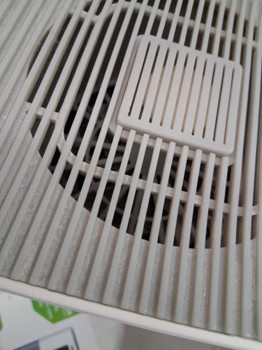 vewior air purifier for large rooms with true hepa filter - 600sqft - 7" x 7" x 11" - white (model: hqsc-50) image 5