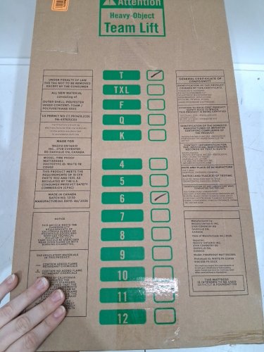 ViscoLogic medium firm memory foam Mattress - 6" - twin - WHITE image 3