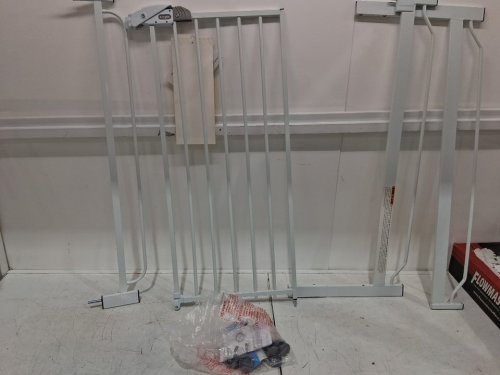 REGALO EASY STEP extra tall WALK-THRU METAL SAFETY GATE - 36" x 29" - 36.5" - WHITE (MODEL: 1166HDS) image 3