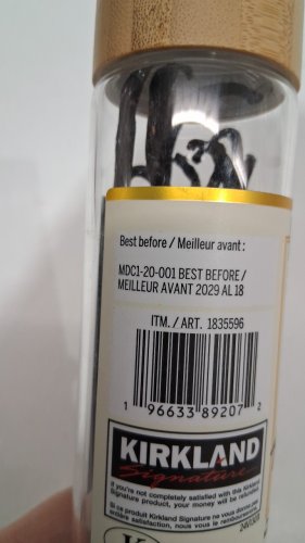 20PK Kirkland Signature Organic Madagascar Vanilla Beans (model: 1835596) image 4
