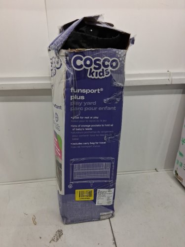 Cosco Kids Origins Playard Twinkle Twinkle Baby Playpen - 27.5" x 39.3" x 25.5" - Black/White - (model:COS-05303CTWK ) image 2