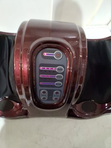 Costway Shiatsu, Kneading, and Rolling Foot/Leg/Ankle/Calf Massager - 110V - 60Hz - 40W - Burgandy (Model: HW59807) image 5