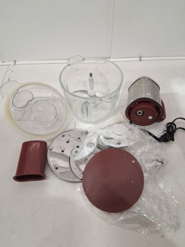 curtis stone digital glass bowl chop master - red image 3