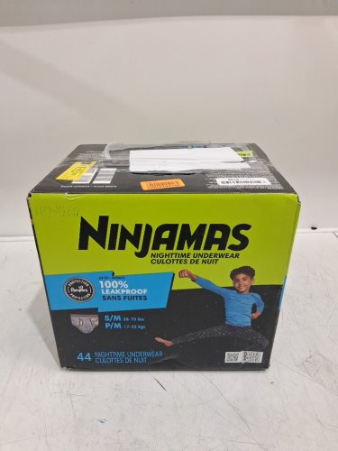 44PK PAMPERS NINJAMAS BOYS BEDWETTING NIGHTTIME UNDERWEAR - SIZE S/M image 3