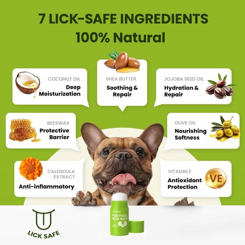 PAWSONO All-Natural Lick-Safe Dog Paw & Nose Balm with Coconut Oil - 36g image 2