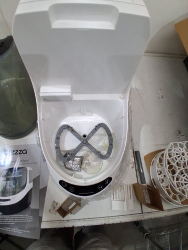 BabyBrezza Bottle Washer Pro 3-in-1 washer/sterilizer/dryer - holds 4 bottles - black/white (model: BRZ0103) image 3