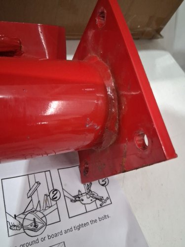 PreAsion Manual Tire Changer Portable Hand Bead Breaker Mounting Tool - 4" - 21" - red - (model: 033161) image 3