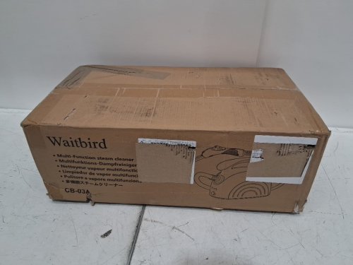 waitbird multi-purpose steam cleaner for home use - 110-120v - 1500w - 38oz tank - black/yellow (model: cb-03a) image 2