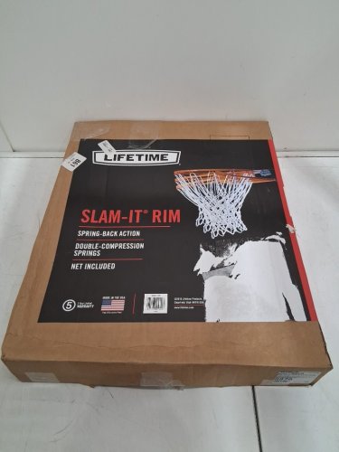 LIFETIME SLAM-IT BASKETBALL RIM & NET - 18" - ORANGE (MODEL: 5820) image 2