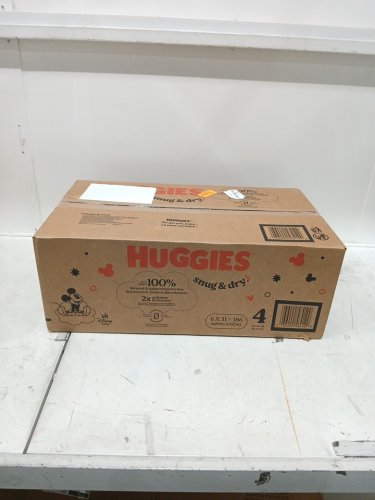 186PK HUGGIES SNUG AND DRY DIAPERS - SIZE 4 (22-37LB) - DISNEY MICKEY MOUSE (MODEL: 56412) image 2