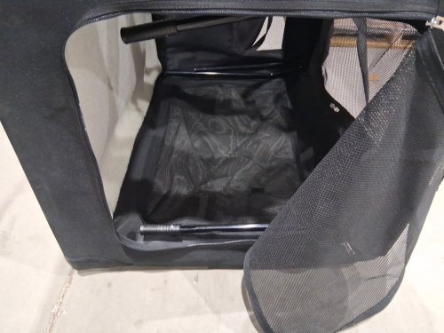 FEANDREA COLLAPSIBLE SOFT DOG CRATE – XL/ 32" × 22" – BLACK (MODEL: UPDC80H) image 3